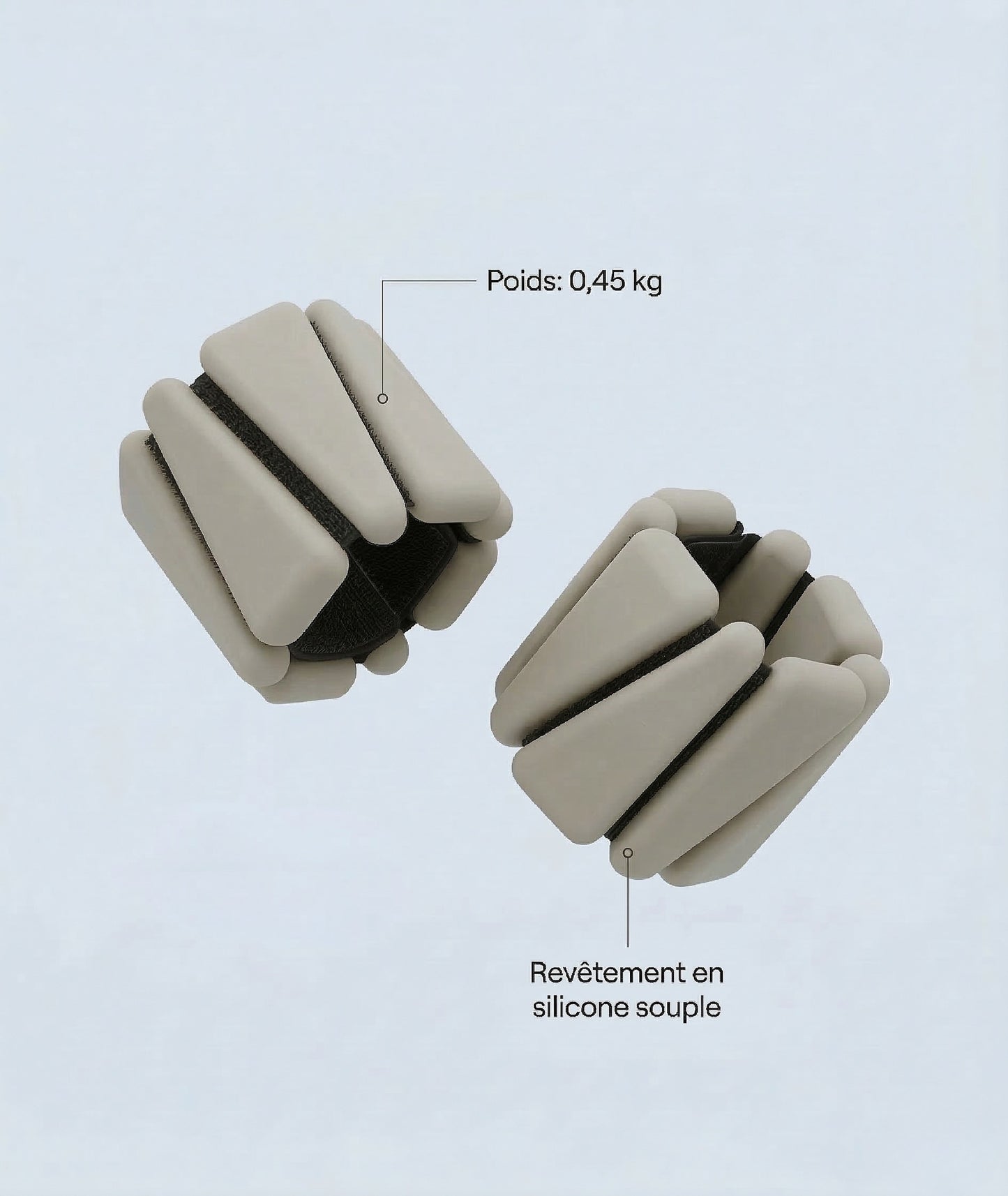 Bracelets lestés réglables