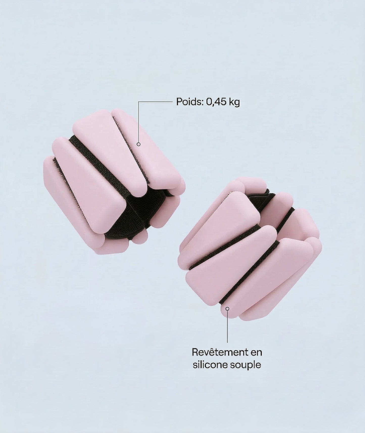 Bracelets lestés réglables