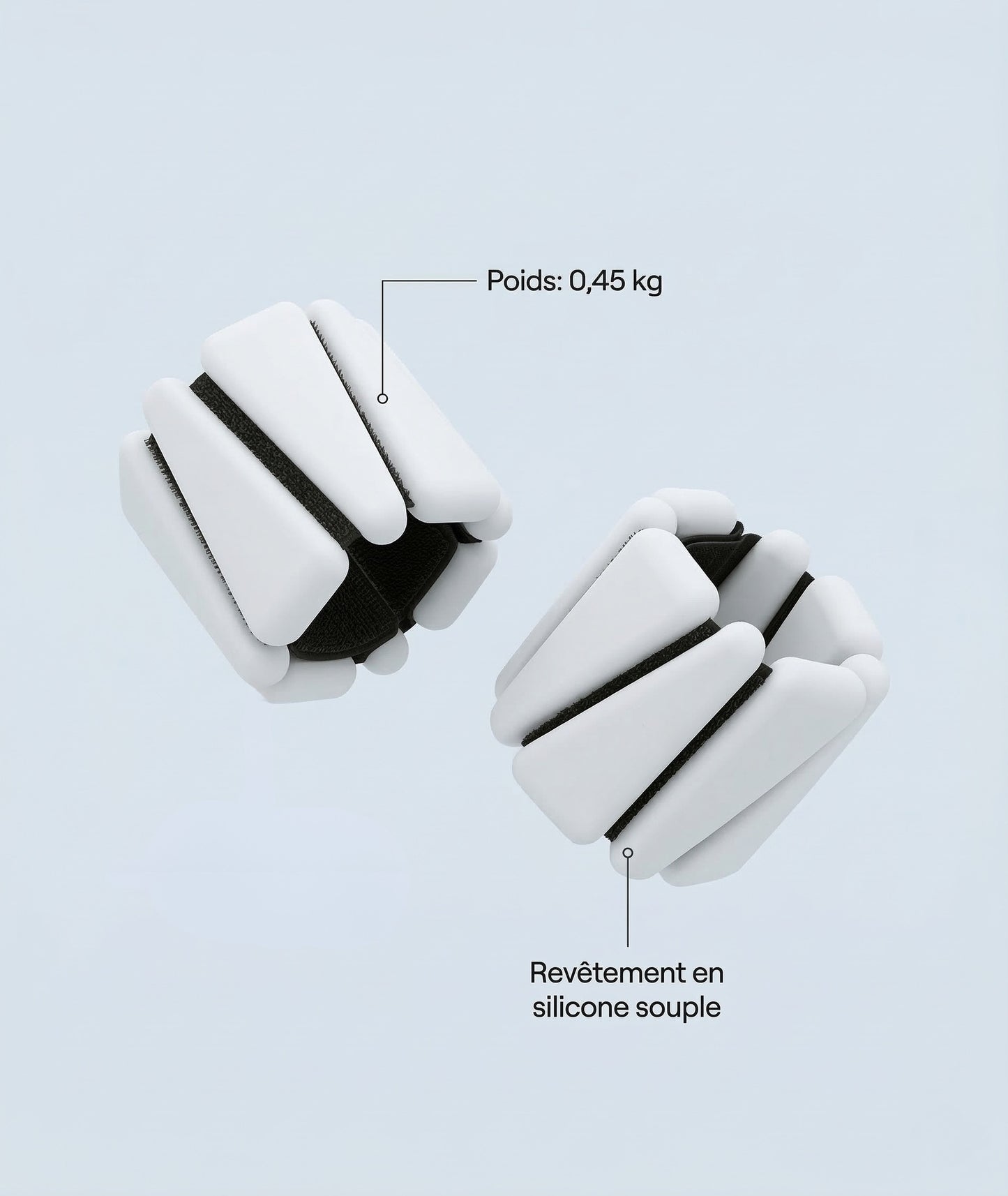 Bracelets lestés réglables